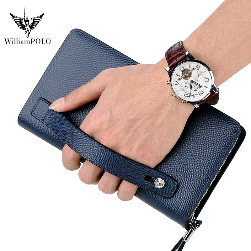 Car Accessories Gifts For Men - WILLIAMPOLO Tas Kulit Pria Mewah Kapasitas