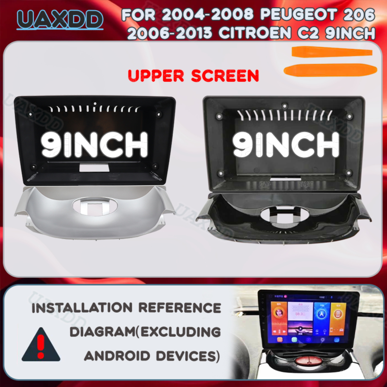 Car Accessories Dashboard - Untuk PEUGEOT 2004-2008 206 2006-2013 CITROEN