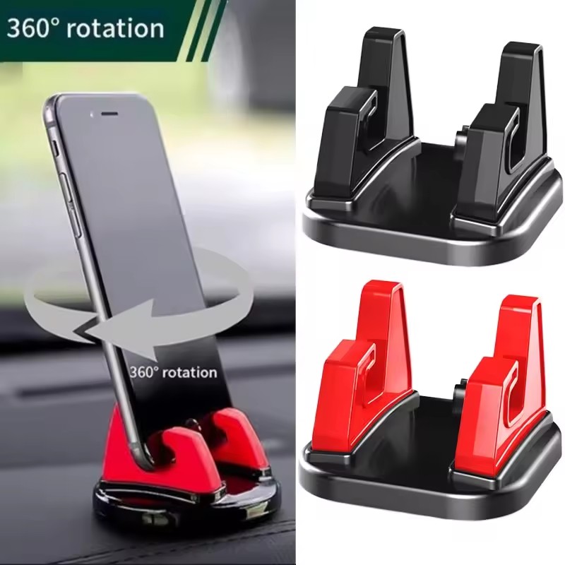 Car Accessories Dashboard - Penyangga Ponsel Mobil Putar 360 Derajat,