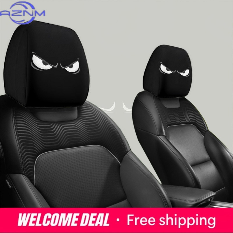 Car Accessories Evil Eye - 2 buah penutup sandaran kepala mobil