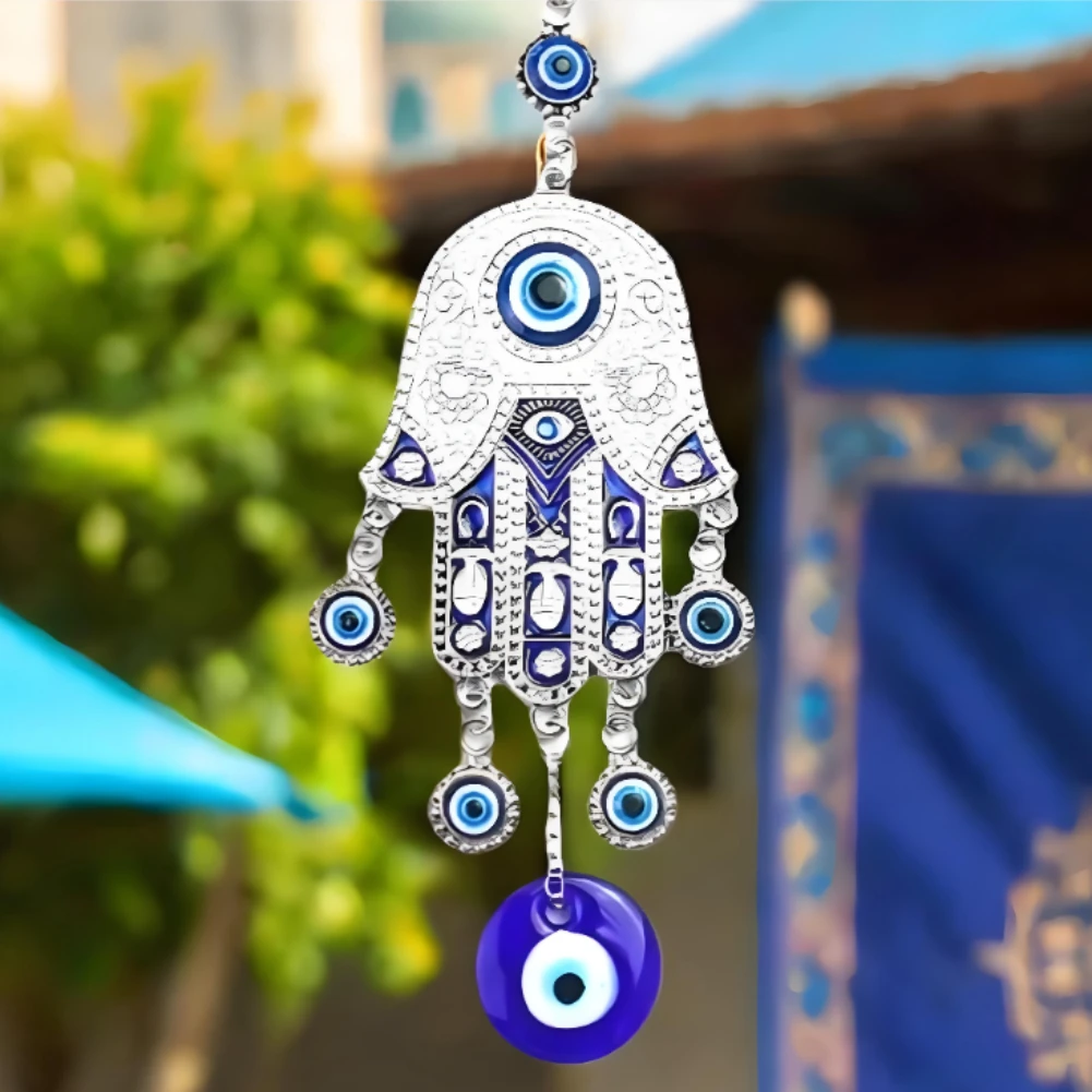 Car Accessories Evil Eye - Gantungan Kunci Mata Biru Fatima Turki,