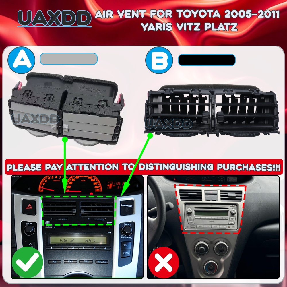 VENTILASI UDARA Untuk Toyota 2 - Car Accessories Dashboard ulasan dan harga