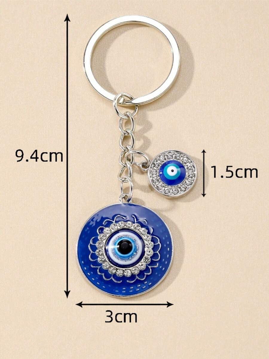 1pc Gantungan Kunci Mata Iblis - Car Accessories Evil Eye ulasan dan harga