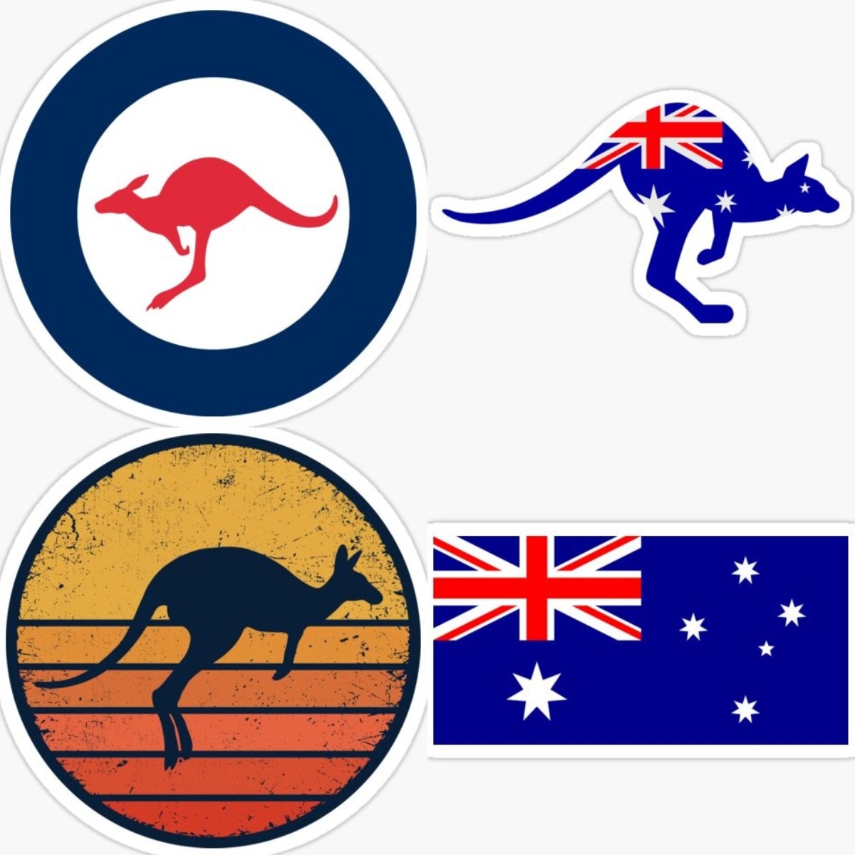 Stiker Bumper Kangaroo Zone Au - Car Accessories Australia ulasan dan harga