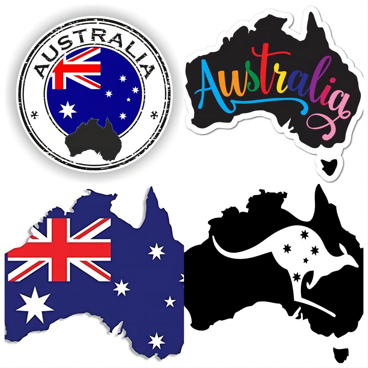 Stiker dan Dekal Bendera Austr - Car Accessories Australia ulasan dan harga
